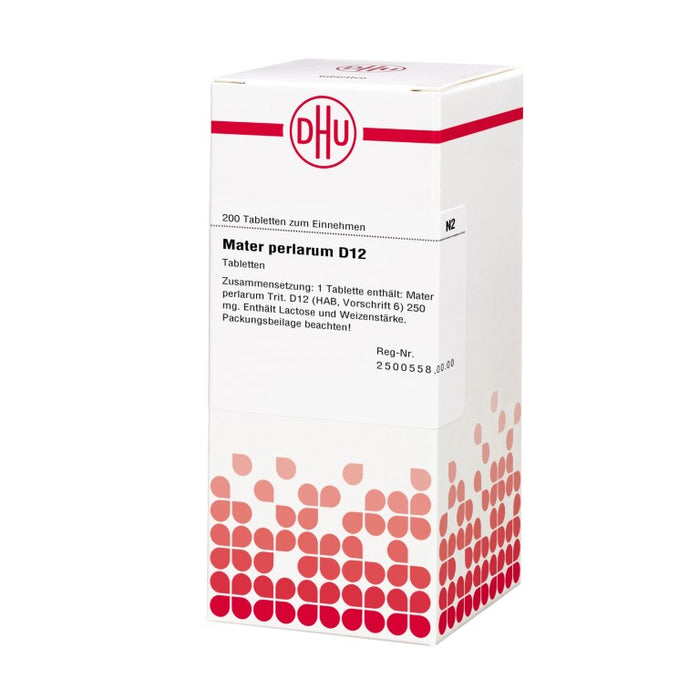 Mater perlarum D12 DHU Tabletten, 200 St. Tabletten