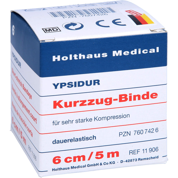 Kurzzugbinde YPSIDUR 6cmx5m, 1 St BIN