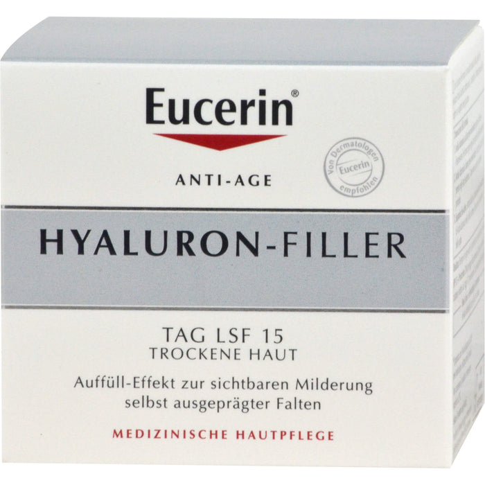 Eucerin Hyaluron-Filler Tagespflege für trockene Haut, 50 ml Cream