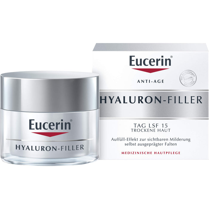 Eucerin Hyaluron-Filler Tagespflege für trockene Haut, 50 ml Crème