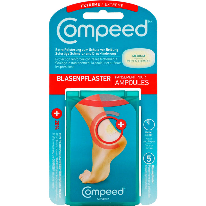 Compeed Sport Blasenpflaster für die Ferse, 5 St. Pflaster