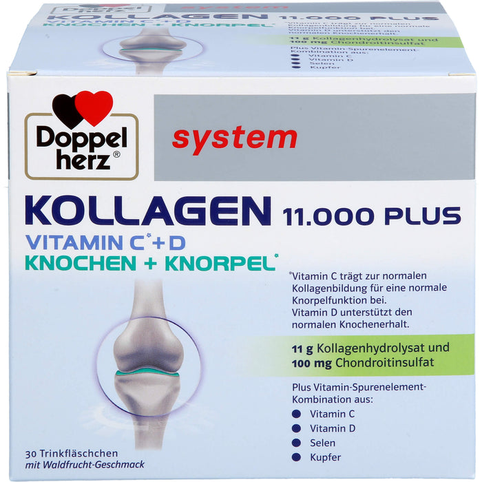 Doppelherz system Kollagen 11.000 plus Trinkfläschchen, 30 pcs. Ampoules