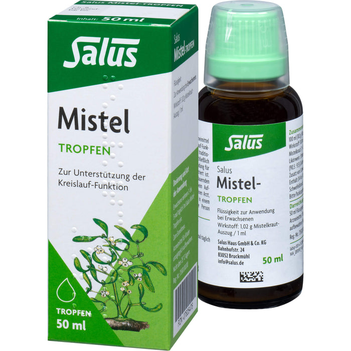 Salus Mistel-Tropfen zur Unterstützung der Kreislauf-Funktion, 50 ml Lösung