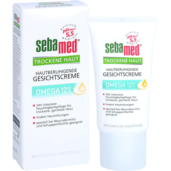 Sebamed für trockene Haut Omega 12% Gesichtscreme, 50 ml Crème