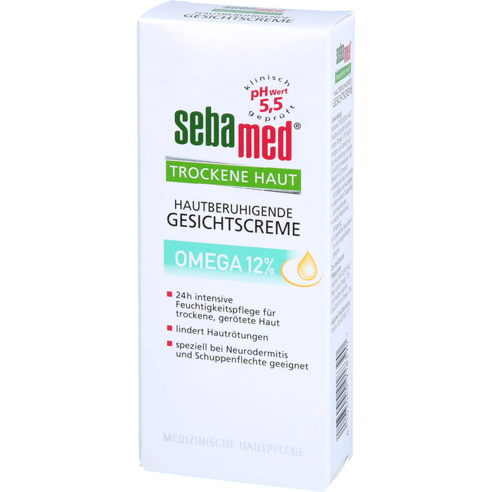 Sebamed für trockene Haut Omega 12% Gesichtscreme, 50 ml Cream