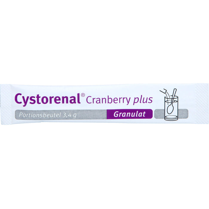 QUIRIS Cystorenal Cranberry plus Pulver für eine gesunde und starke Blase, mit Kürbiskernextrakt, Vitamin B2 und C, 20 pcs. Sachets