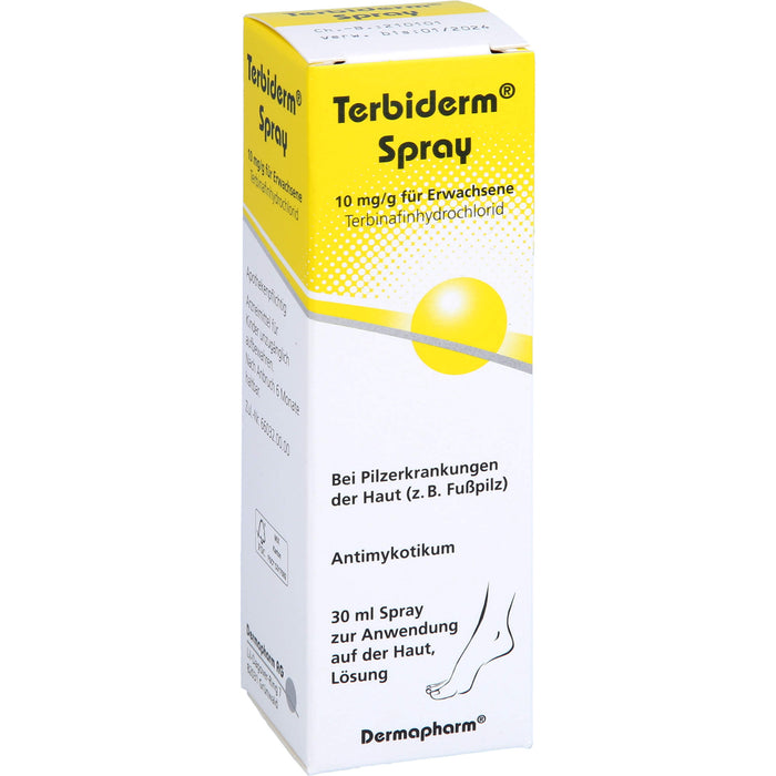 Terbiderm Spray, 10 mg/g für Erwachsene, 30 ml Lösung