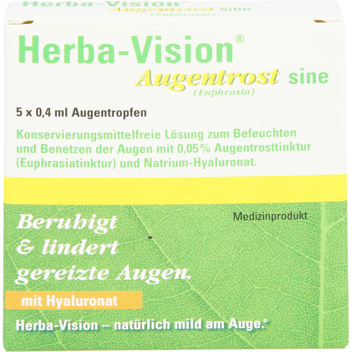 Herba-Vision Augentrost sine (Euphrasia), 5 pc Ampoules