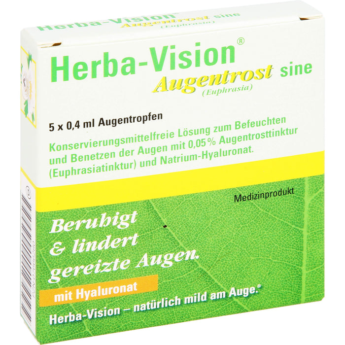 Herba-Vision Augentrost sine (Euphrasia), 5 St. Ampullen