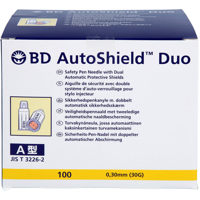 BD AutoShield Duo Sicherheits-Pen-Nadel 8mm, 100 St KAN