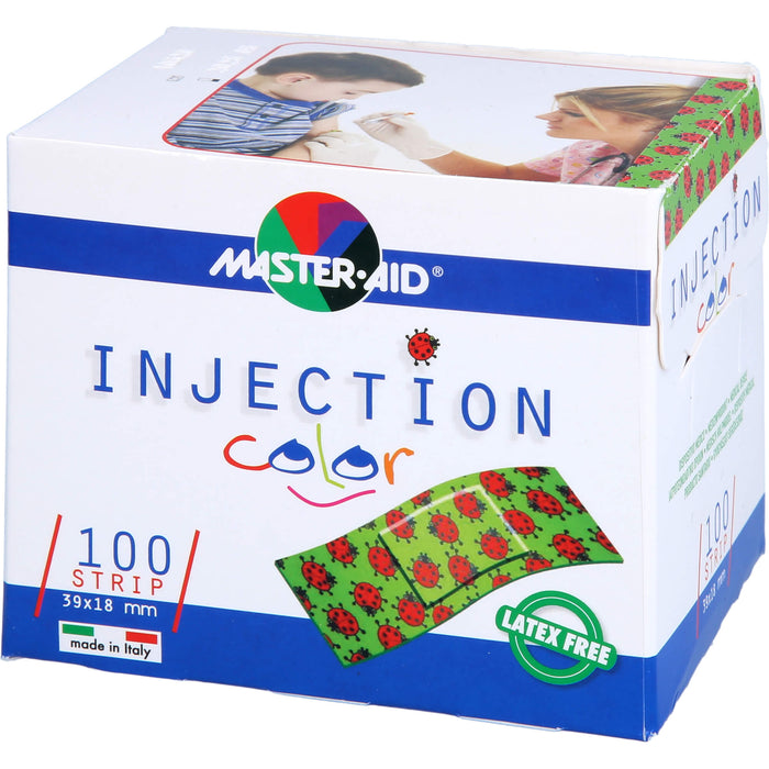 MASTER AID Injection strip color 39 x 18 mm Kinderpflaster, 100 pc Pansement