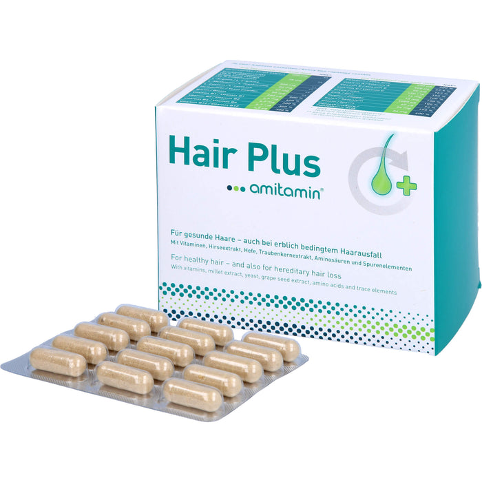 amitamin Hair Plus Kapseln für gesunde Haare, 60 pc Capsules