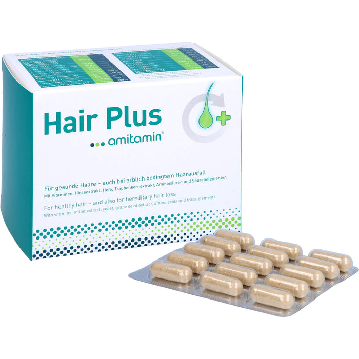 amitamin Hair Plus Kapseln für gesunde Haare, 60 pcs. Capsules