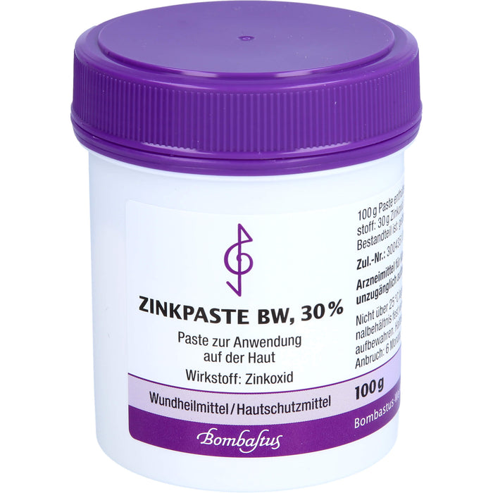 Bombastus Zinkpaste BW - Wundheilmittel, 100 g Cream