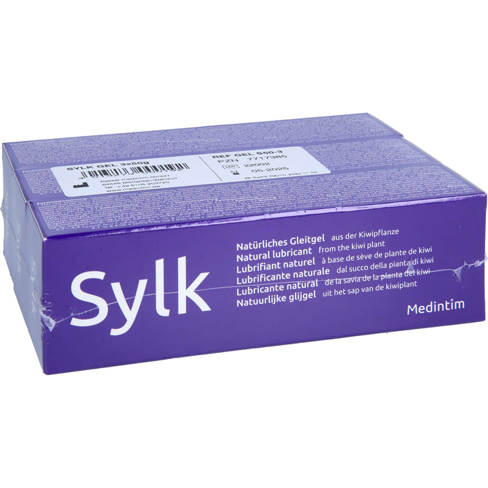 SYLK Natürliches Gleitmittel, 3X50 ml GEL