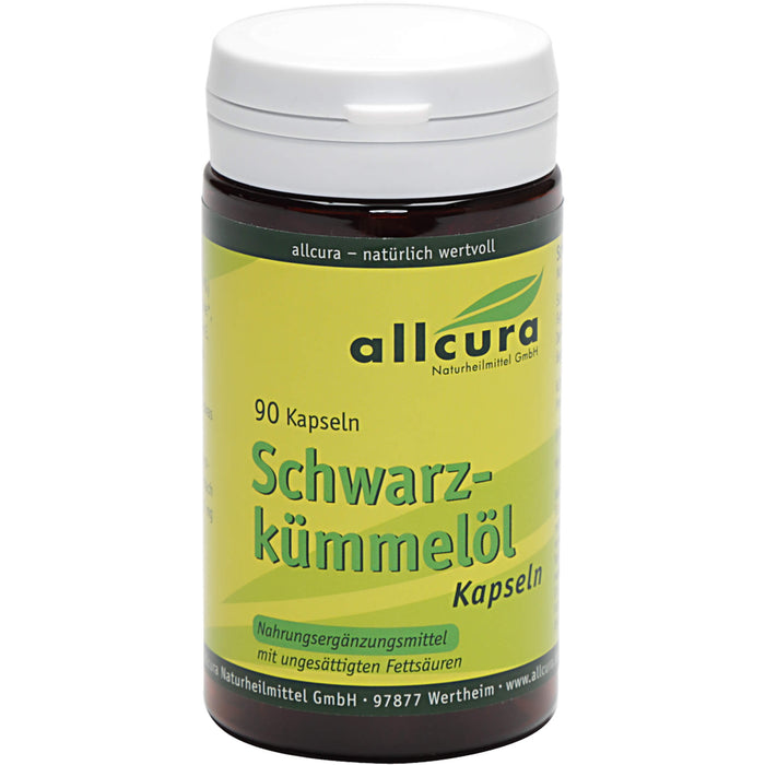 allcura Schwarzkümmelöl Kapseln, 90 pc Capsules