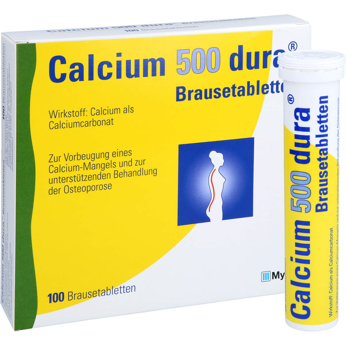 Calcium 500 dura Brausetabletten, 100 St. Tabletten