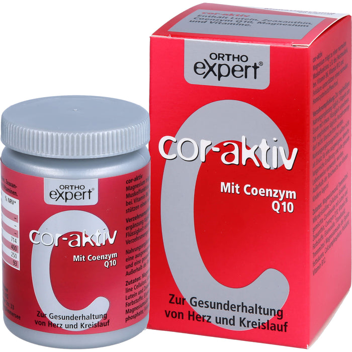 Orthoexpert cor-aktiv Kapseln zur Gesunderhaltung von Herz und Kreislauf, 60 pc Capsules