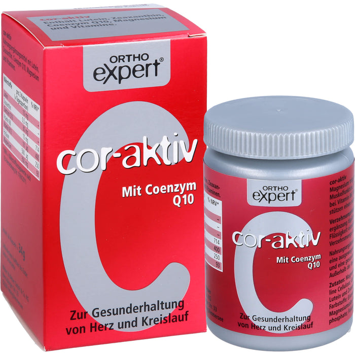 Orthoexpert cor-aktiv Kapseln zur Gesunderhaltung von Herz und Kreislauf, 60 pc Capsules