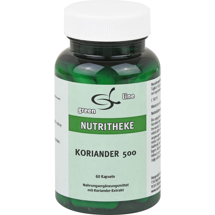 green line Nutritheke Koriander 500 Kapseln, 60 pcs. Capsules