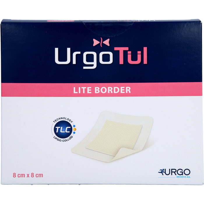 Urgotül Lite Border, Lipidokolloid-Wundauflage mit Haftrand, 10 St VER