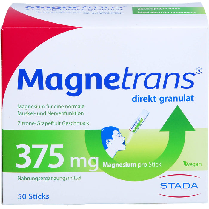 Magnetrans Direktgranulat 375 mg Sticks, 50 St. Beutel