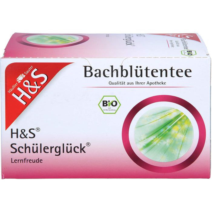 H&S Bachblütentee Schülerglück, 20 pc Sac filtrant