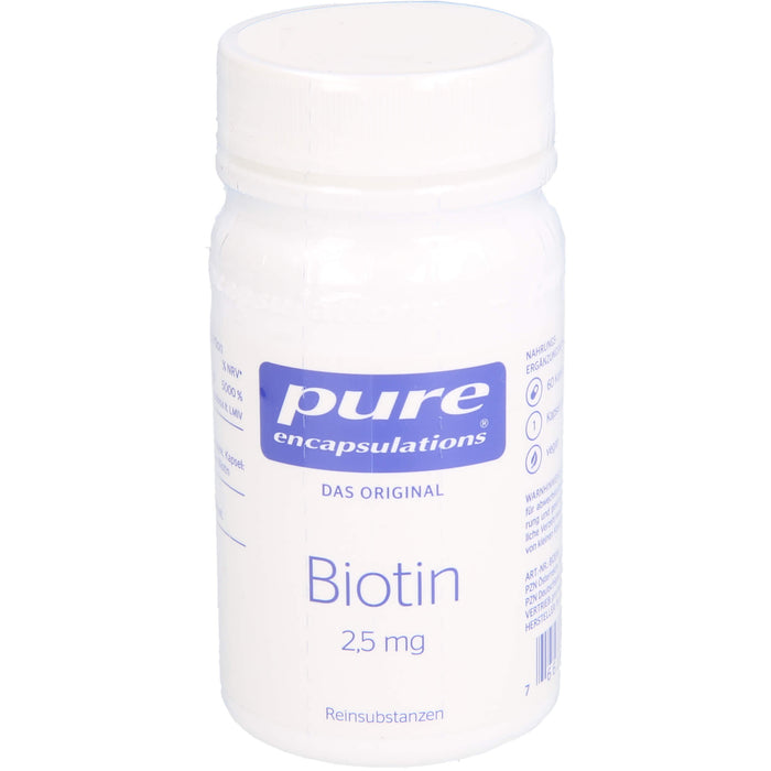 pure encapsulations Biotin 2,5 mg Kapseln, 60 pc Capsules