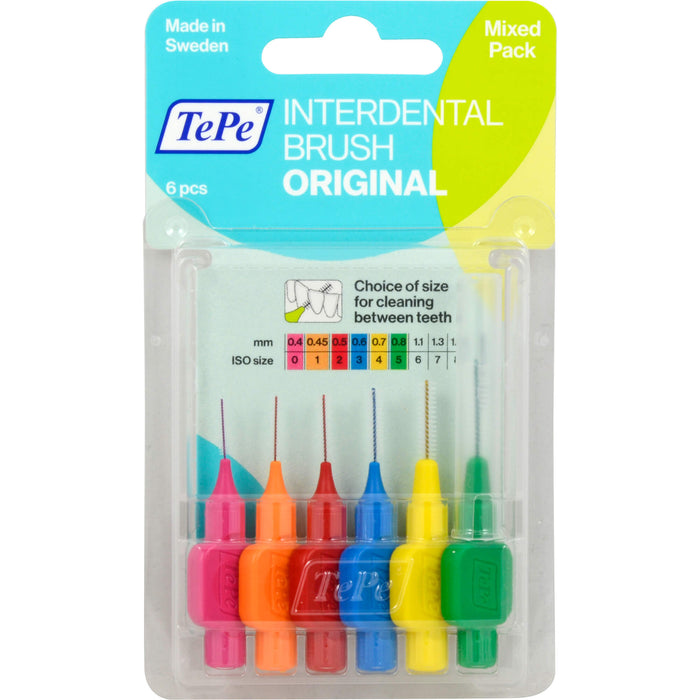 TePe Interdentalbürsten gemischt 0,4 - 1,6 mm, 5 pcs. Interdental brushes