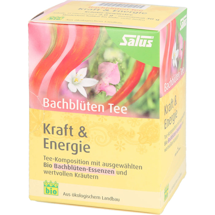 Salus Bachblüten Tee Kraft & Energie bio, 15 pcs. Filter bag