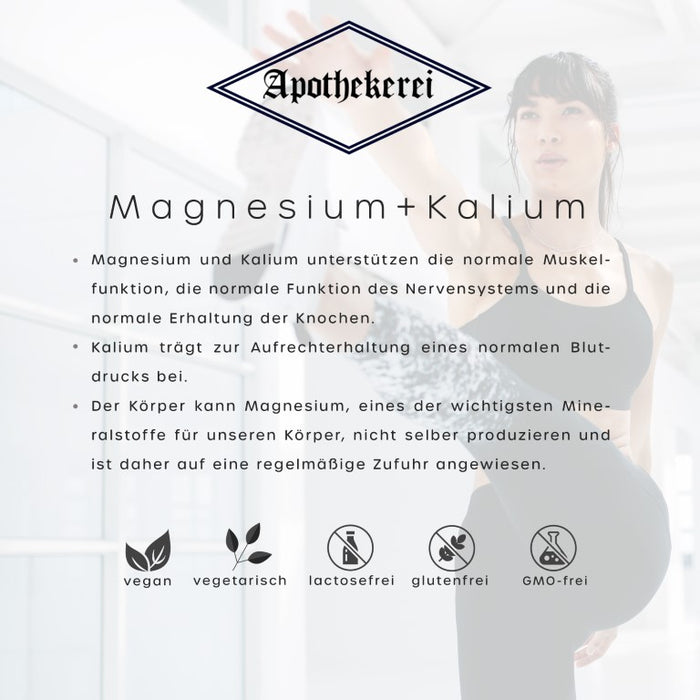 Apothekerei Magnesium + Kalium, 90 pc Capsules