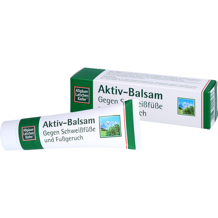 Allgäuer Latschenkiefer Aktiv-Balsam gegen Schweißfüße und Fußgeruch, 50 ml Creme