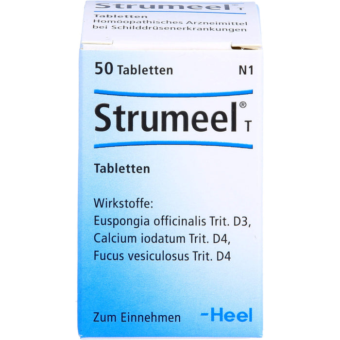 Strumeel T Tabletten bei Schilddrüsenerkrankungen, 50 pcs. Tablets