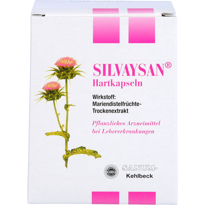 SANUM-KEHLBECK Silvaysan Hartkapseln bei Lebererkrankungen, 100 pcs. Capsules