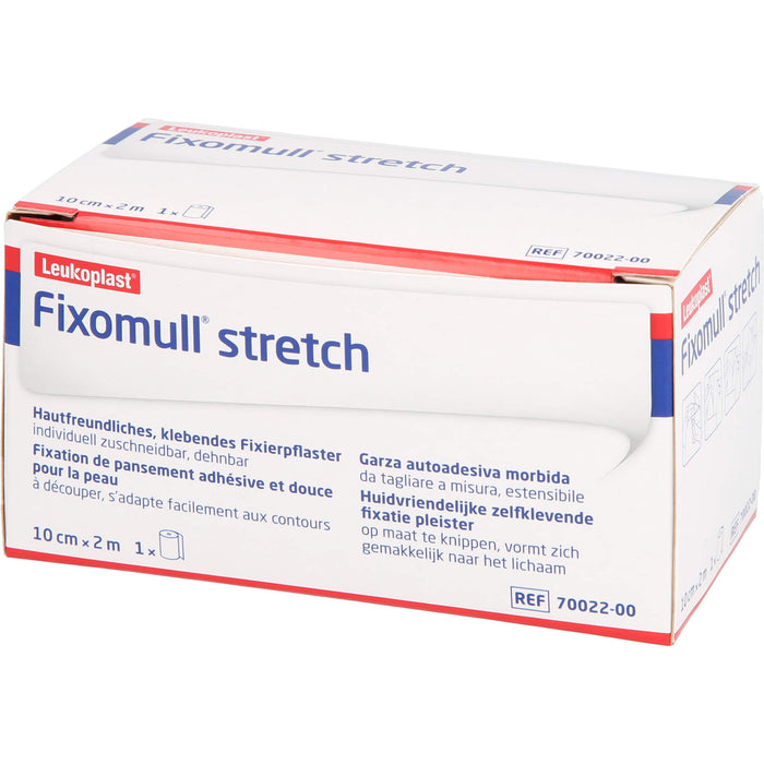 Fixomull stretch 10 cm x 2 m Klebevlies zur vollflächigen Verbandfixierung, 1 pcs. Patch