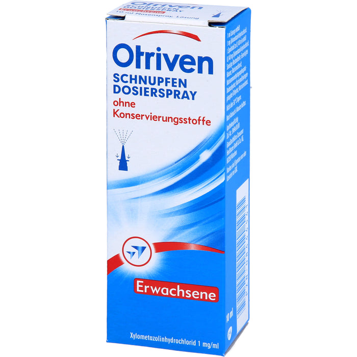 Otriven 0,1 % ohne Konservierungsstoffe Dosierspray, 10 ml Lösung