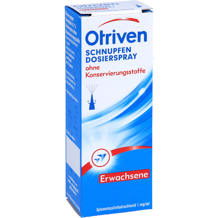 Otriven 0,1 % ohne Konservierungsstoffe Dosierspray, 10 ml Lösung