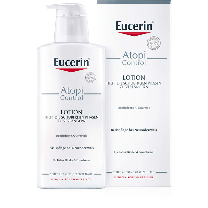 Eucerin Atopi Control Lotion Hautpflege bei Neurodermitis, 400 ml Lotion