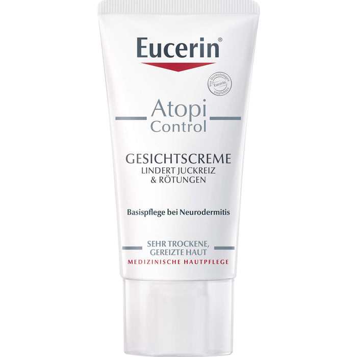 Eucerin AtopiControl Gesichtscreme lindert Juckreiz & Rötungen, 50 ml Crème