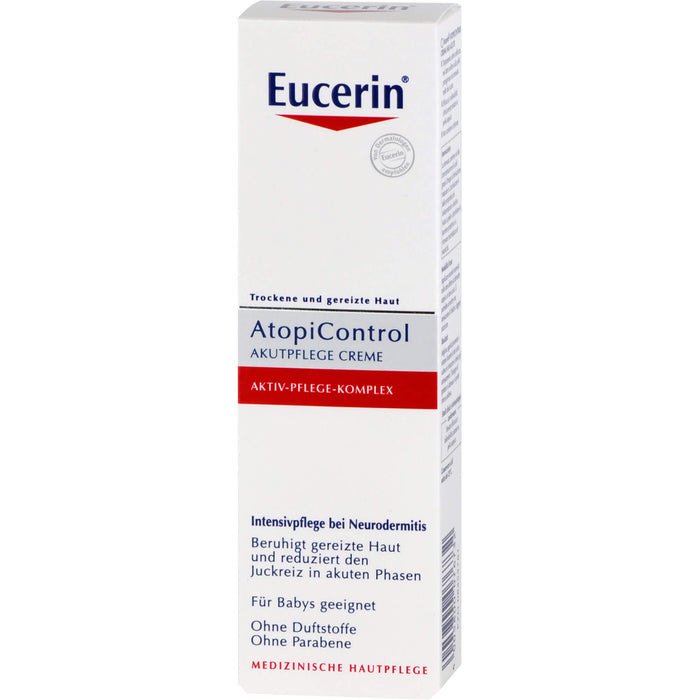 Eucerin AtopiControl Akutpflege Creme lindert Juckreiz, 40 ml Cream