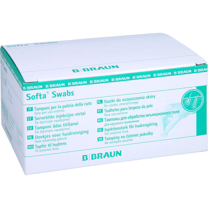 B. BRAUN Softa Swabs Tupfer zur Hautreinigung, 100 pc Écouvillon