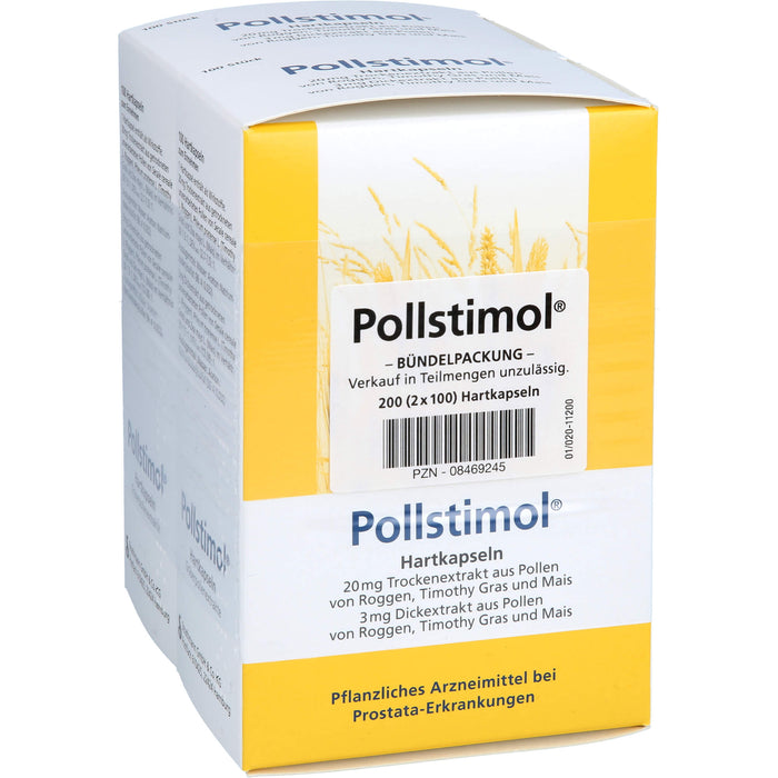 Pollstimol Hartkapseln bei Prostata-Erkrankungen, 200 pcs. Capsules