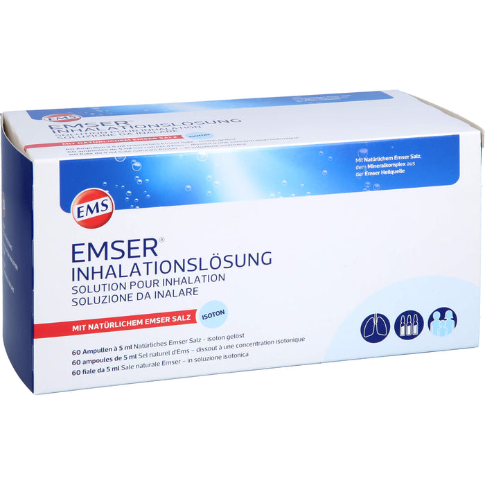 EMSER Inhalationslösung, 60 pc Ampoules