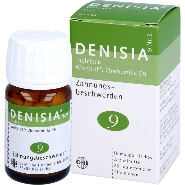 DHU DENISIA Nr. 9 Tabletten bei Zahnungsbeschwerden, 80 pcs. Tablets