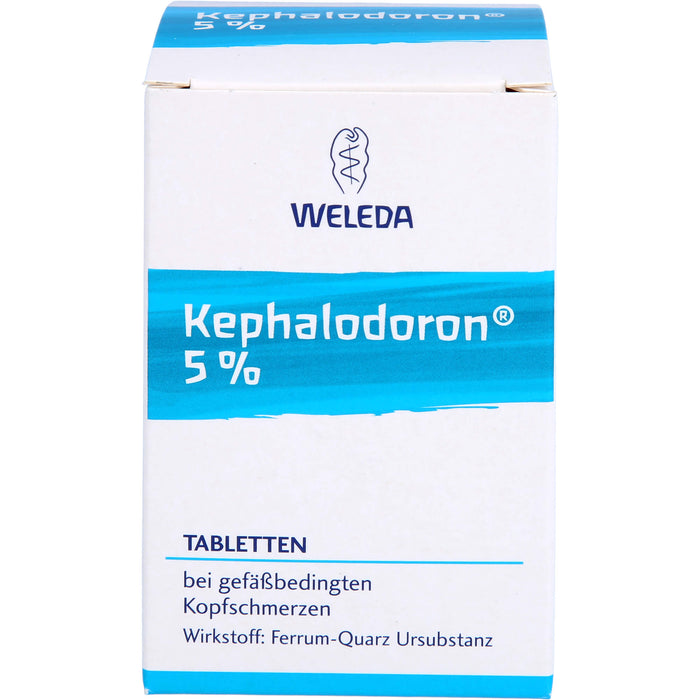 WELEDA Kephalodoron 5% Tabletten bei gefäßbedingten Kopfschmerzen, 250 pc Tablettes