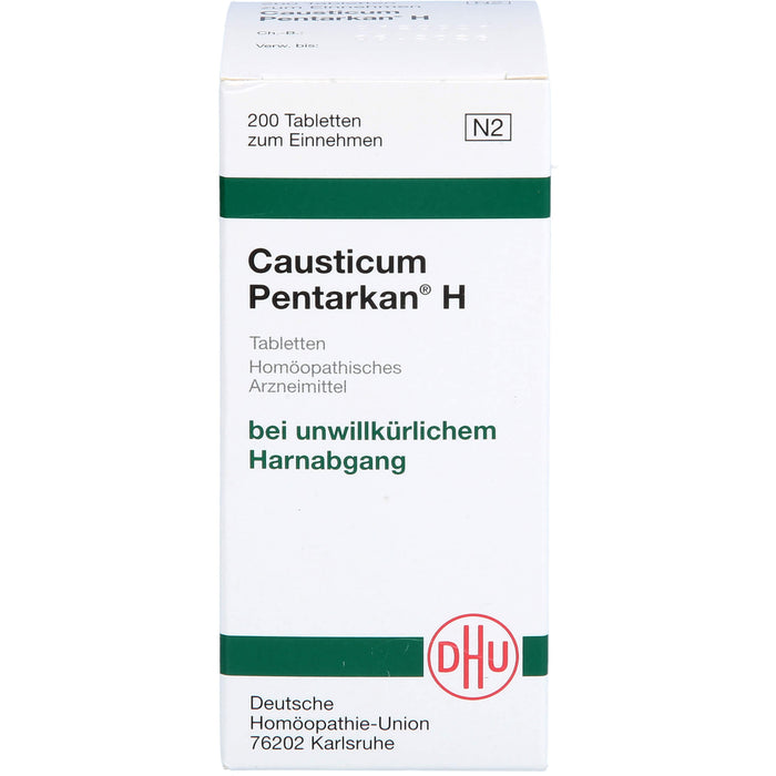 DHU Causticum Pentarkan H Tabletten bei unwillkürlichem Harnabgang, 200 pc Tablettes