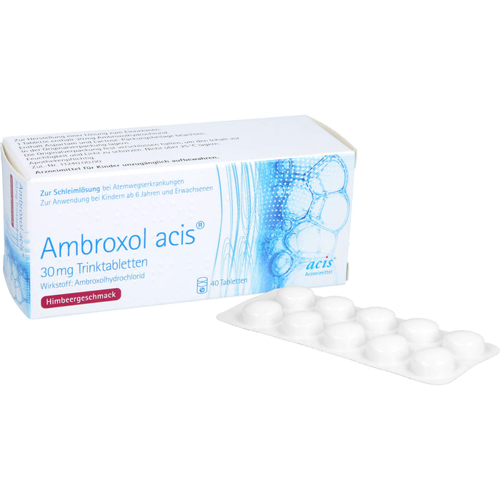 Ambroxol acis 30 mg Trinktabletten, Tabletten, 40 St. Tabletten