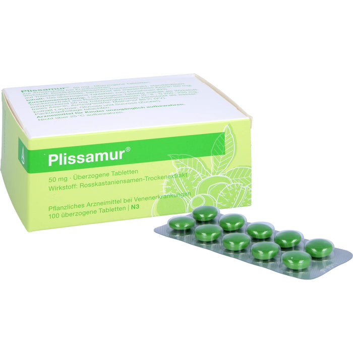 Plissamur 50 mg, Überzogene Tabletten, 100 St DRA