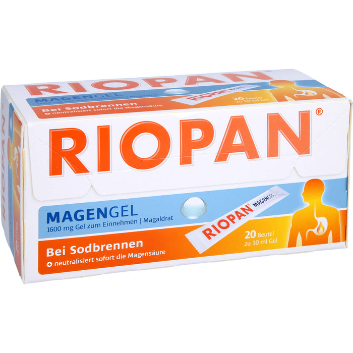 RIOPAN bei Sodbrennen Magengel, 20 pc Sachets