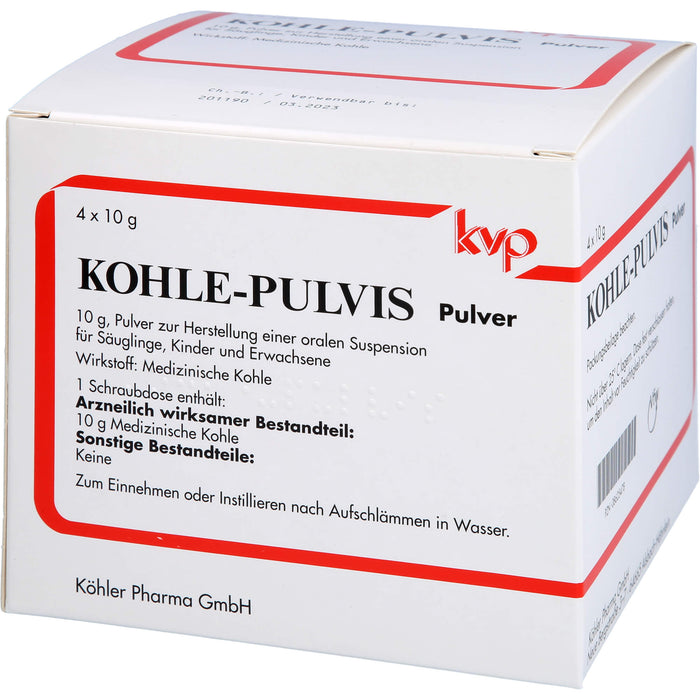 KOHLE-PULVIS Pulver, 40 g Powder